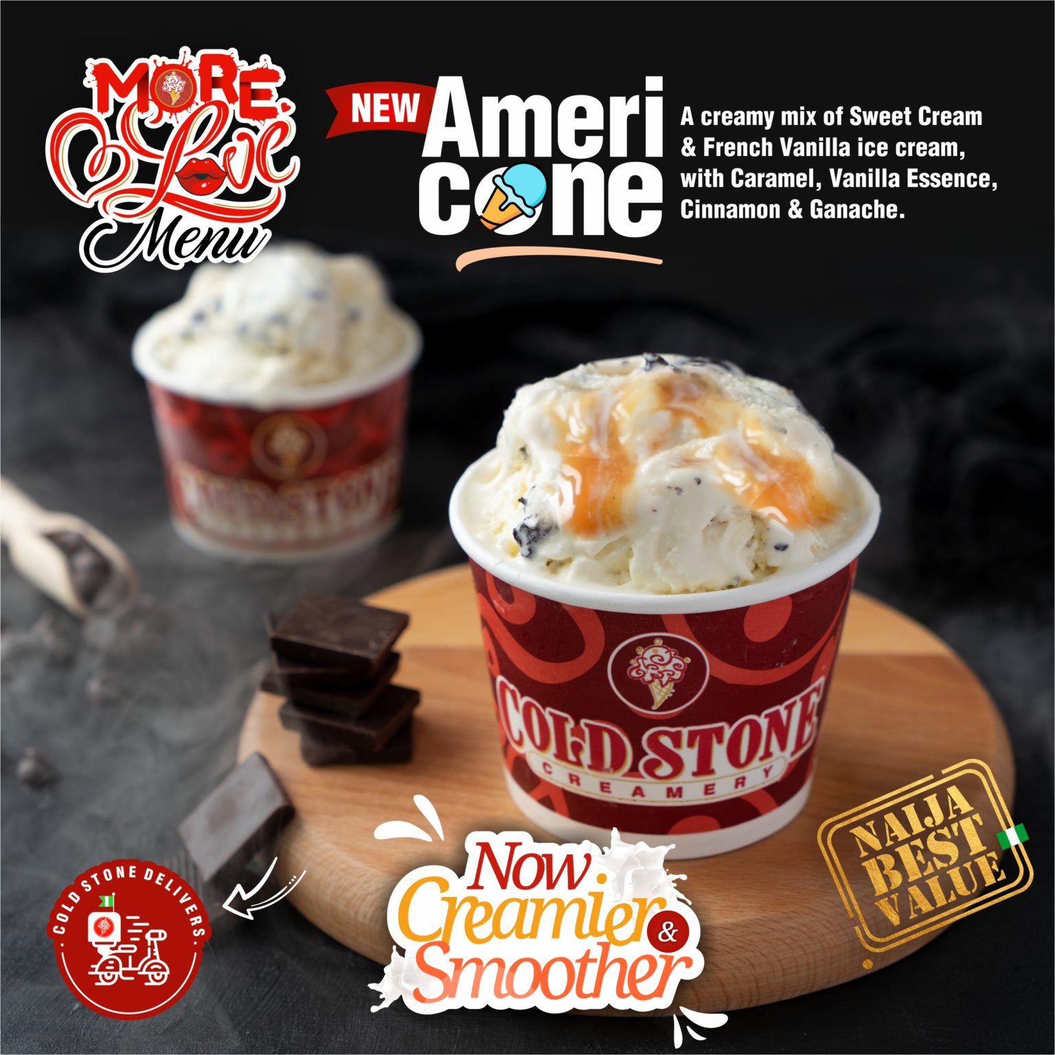 6 New Flavors! That's what Cold Stone Creamery is giving you with it's