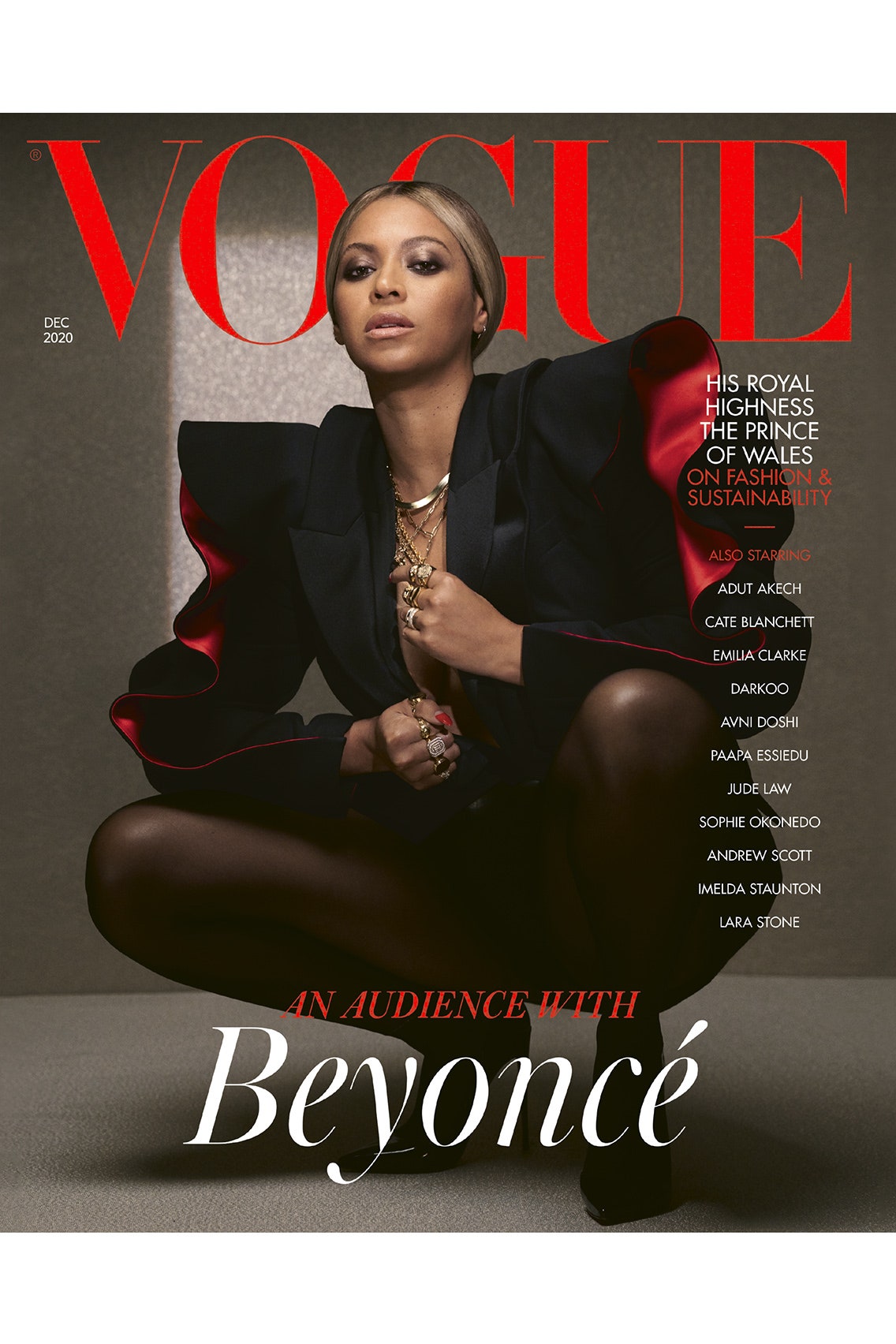 Beyonce Covers British Vogue December Edition - Women of Rubies