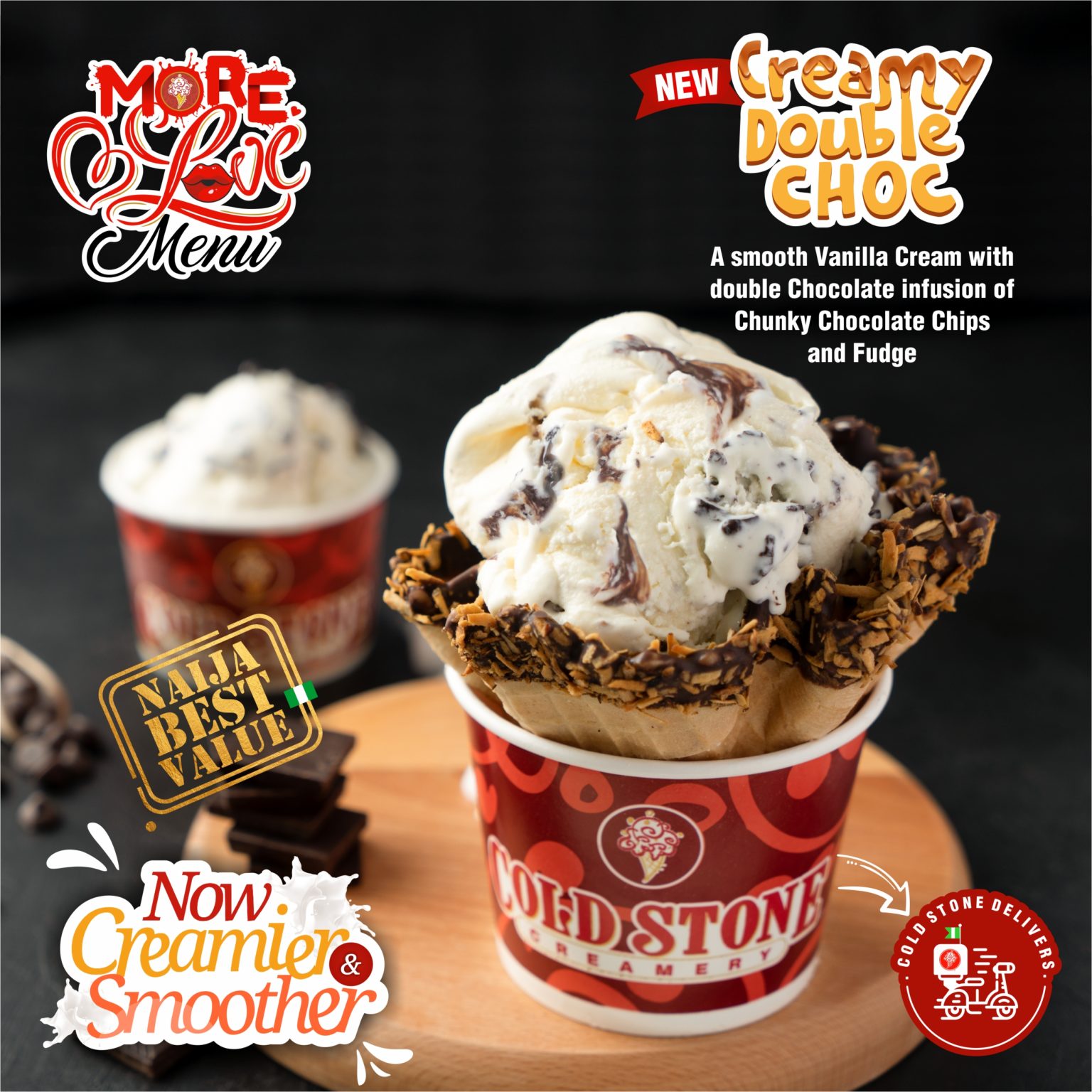 6 New Flavors! That's what Cold Stone Creamery is giving you with it's
