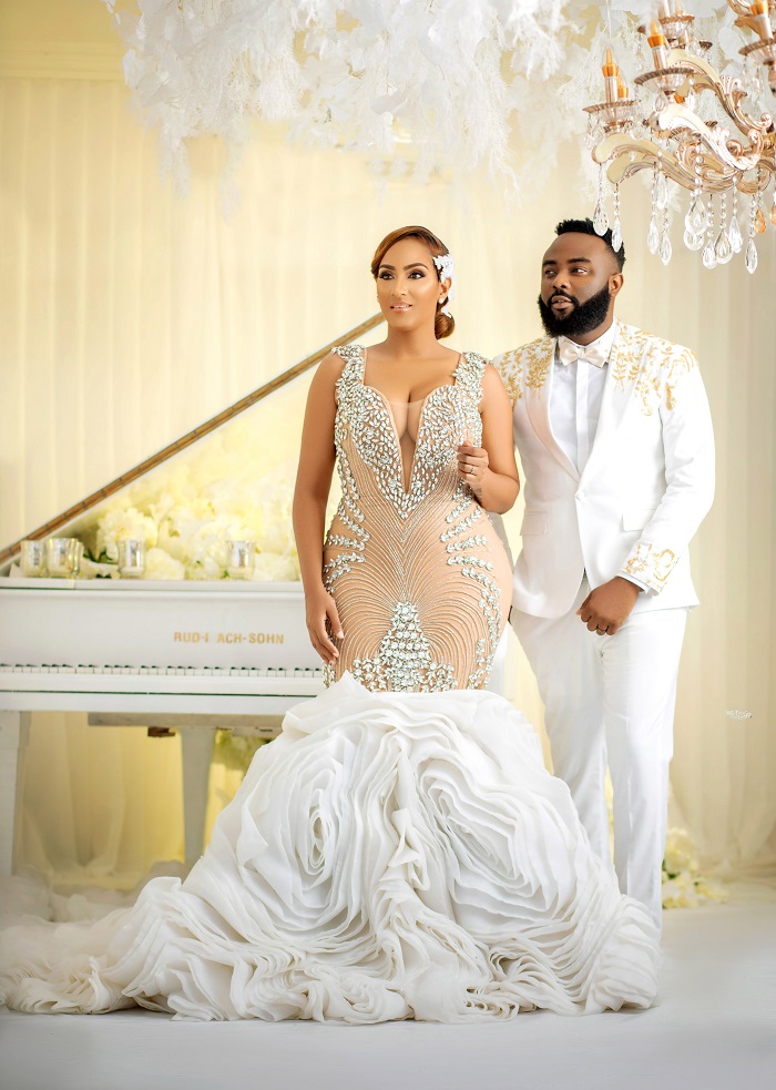 VJ Adams & Juliet Ibrahim Serve Premium Bride & Groom Inspiration in This  New Lookbook!