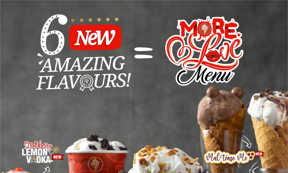 6 New Flavors! That's what Cold Stone Creamery is giving you with it's