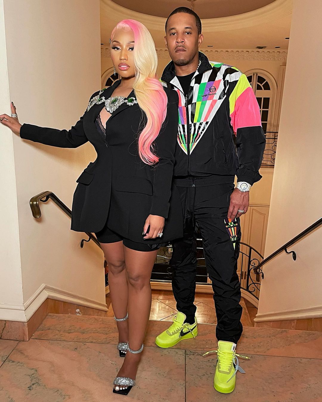 Nicki Minaj & Petty Get Loved Up & Cute for a Date Night