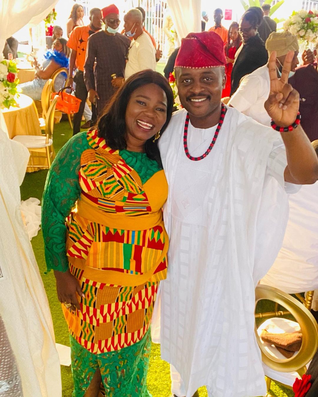 Samuel Ajibola And Sandra Adanna’s White Wedding