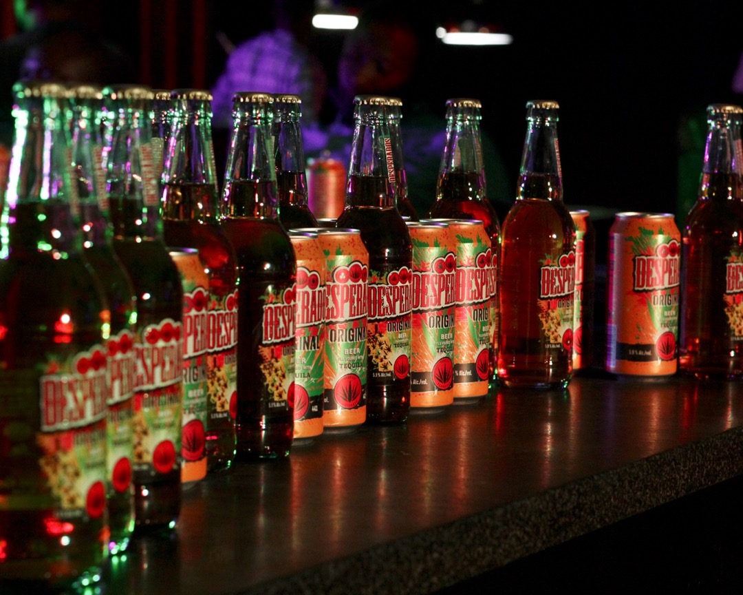 Desperado tequila flavored beer for guests in 2023