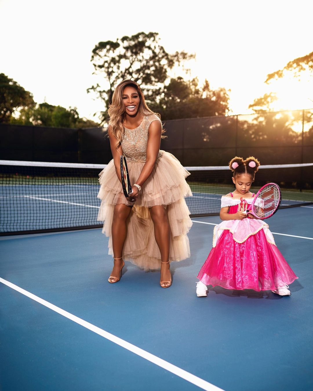 Serena Williams' daughter Olympia is twinning with mom at her 1st red carpet