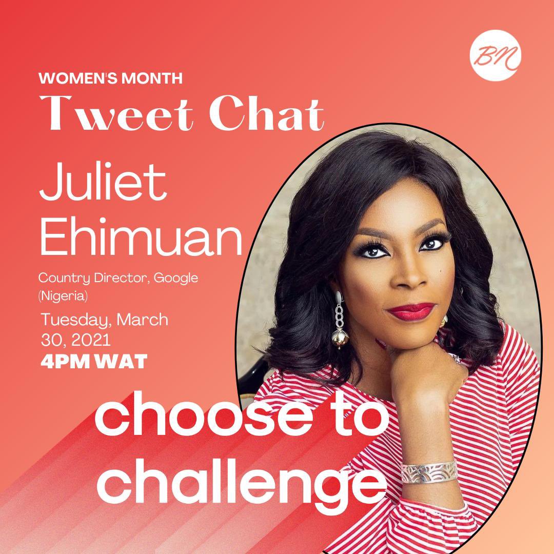 Juliet Ehimuan Dropped All These Nuggets During Our Live Twitter Chat