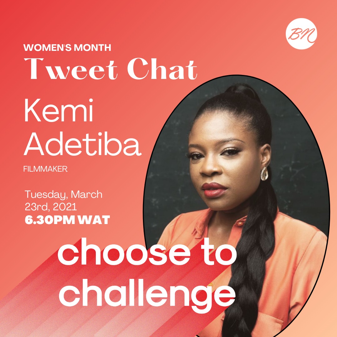 Everything Kemi Adetiba Said During Our Live Twitter Chat