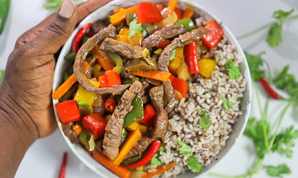 Try Sisi Yemmie's Beef Stir Fry & Brown Rice Recipe for a Quick Fix