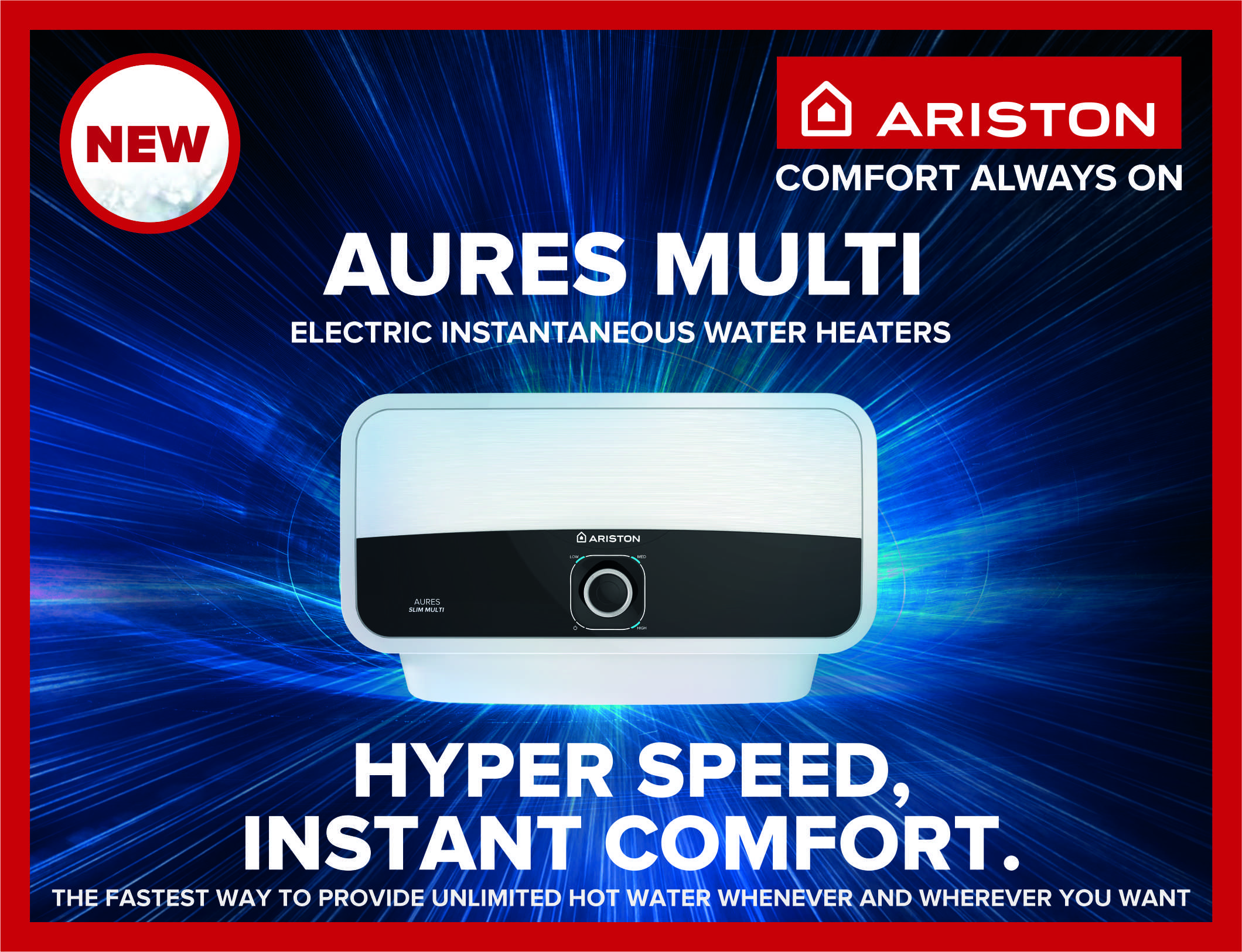 Electric Water Heaters, Ariston Geyser, Hot Water System