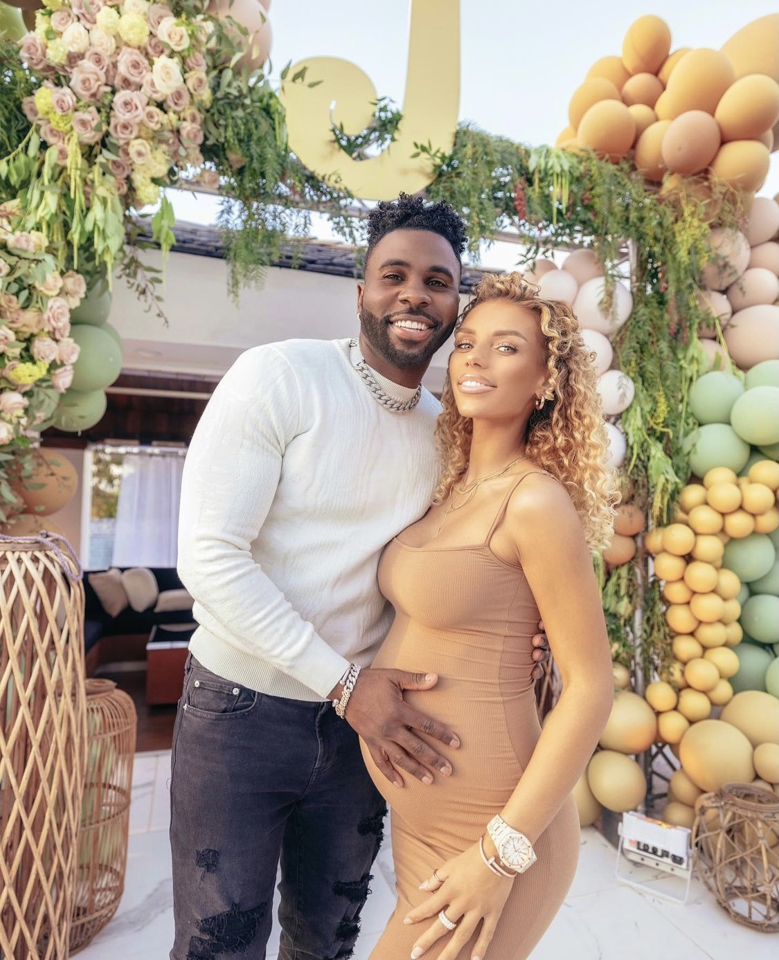 Cute Photos From Jason Derulo And Jena Frumes’ Intimate Baby Shower