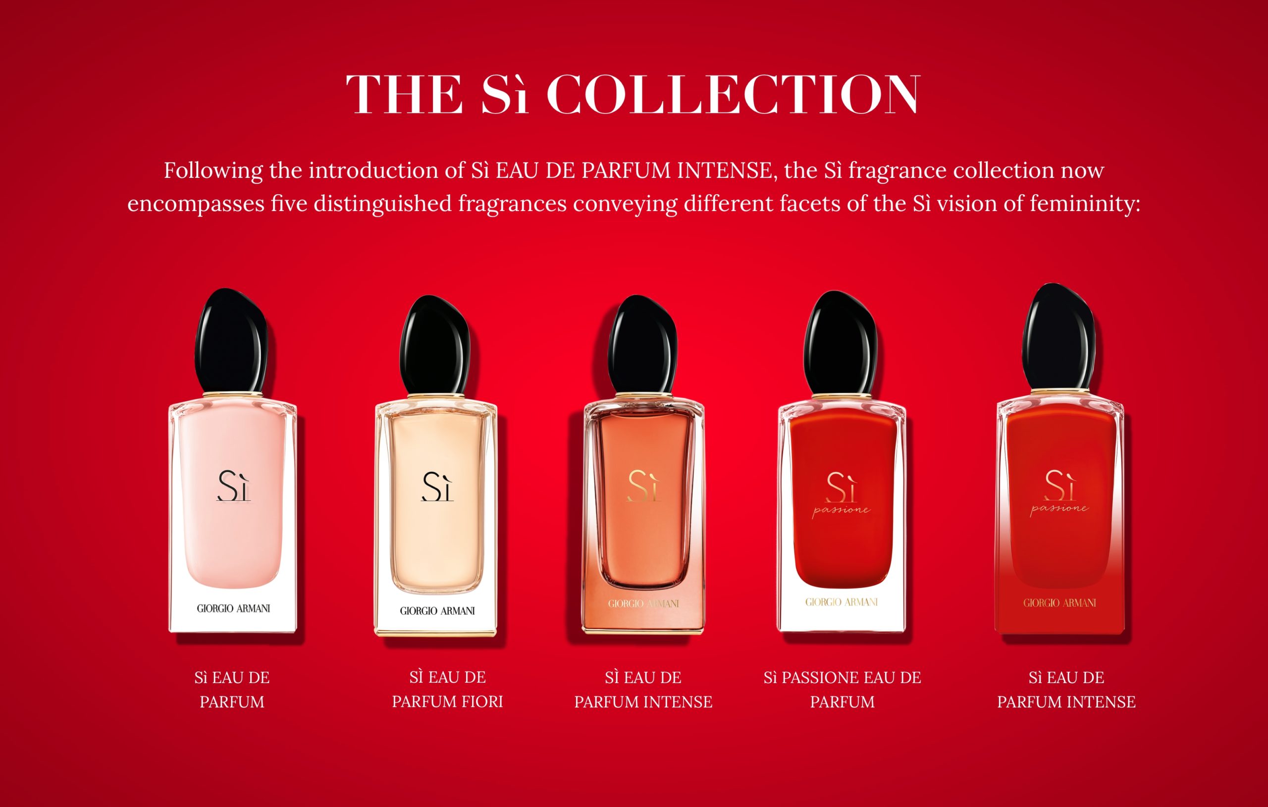 Temerity Amazon Jungle fascisme Giorgio Armani Unveils its new Feminine Scent, Sì Eau De Parfum Intense for  the Sophisticated Woman | BellaNaija