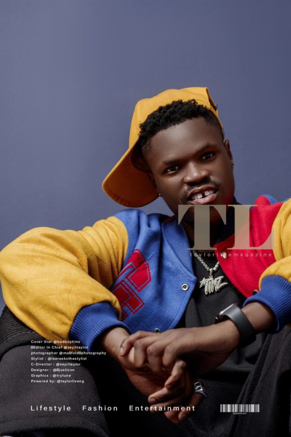 "Birth Of A New King" Bad Boy Timz Covers Taylorlive Magazine’s