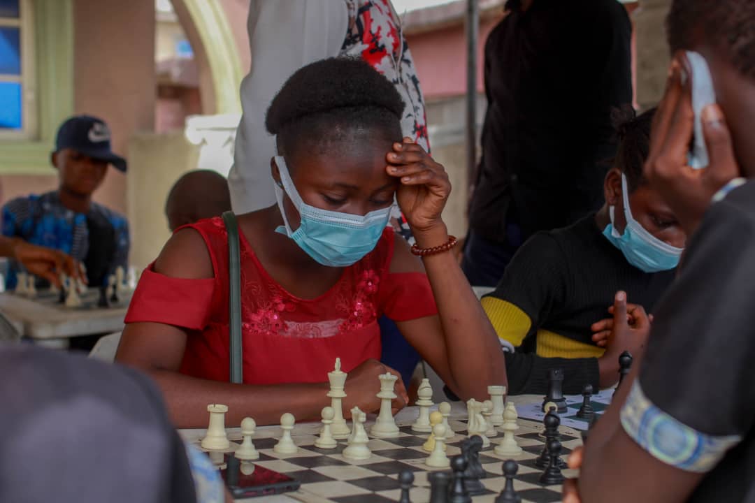 Tunde Onakoya on X: One of the kids in our Chess academy back in