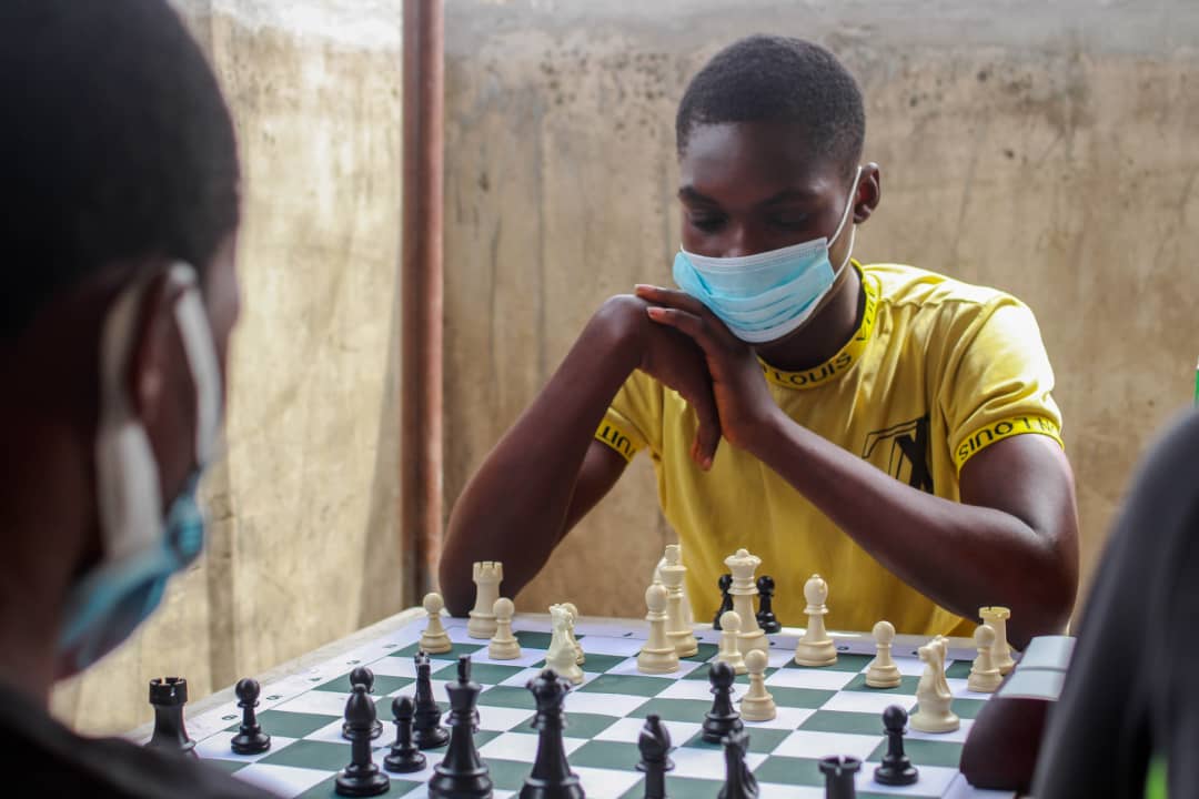 Tunde Onakoya on X: One of the kids in our Chess academy back in