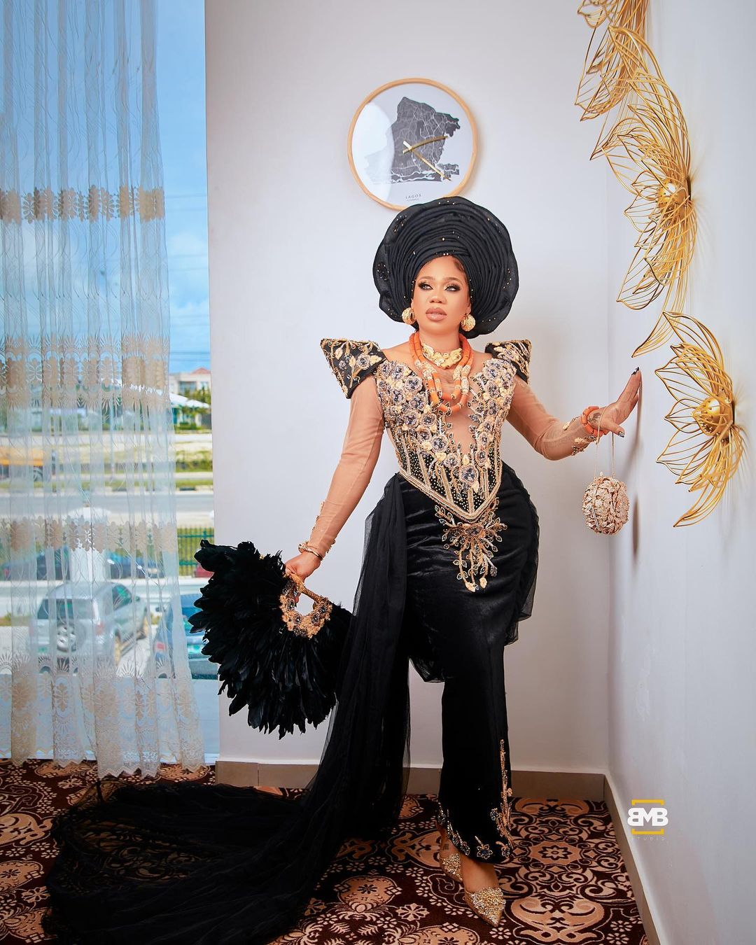 First Look At Toyin Lawani And Segun Wealth S Traditional Wedding