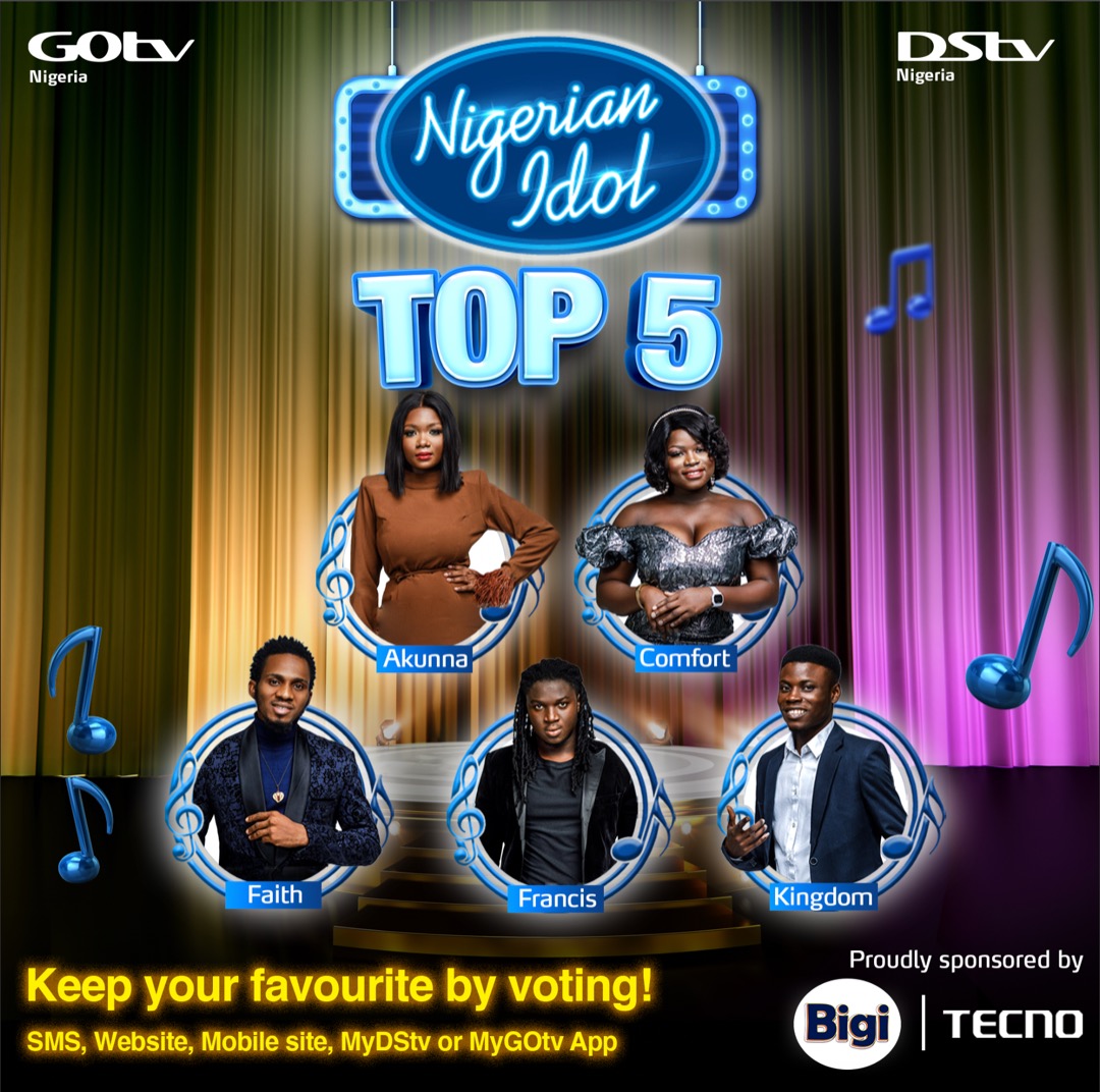 Nigerian Idol Top 5
