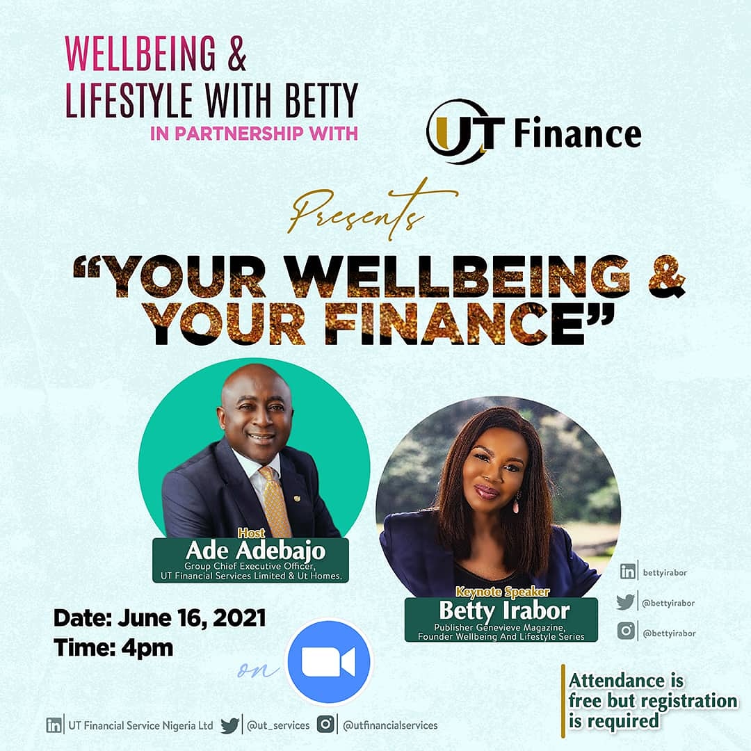 Betty Irabor partners with UT Finance for 