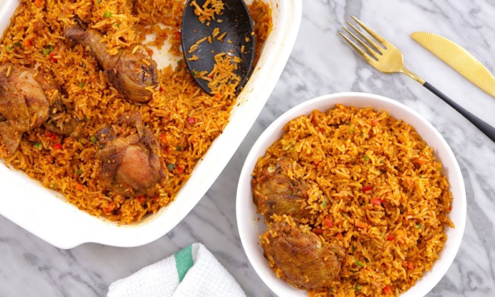 BN Cuisine Zeelicious’ Oven Baked Jollof Rice Recipe BellaNaija