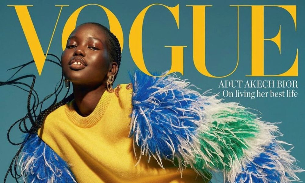 Adut Akech is the Epitome Flawless Beauty on the Cover of Vogue