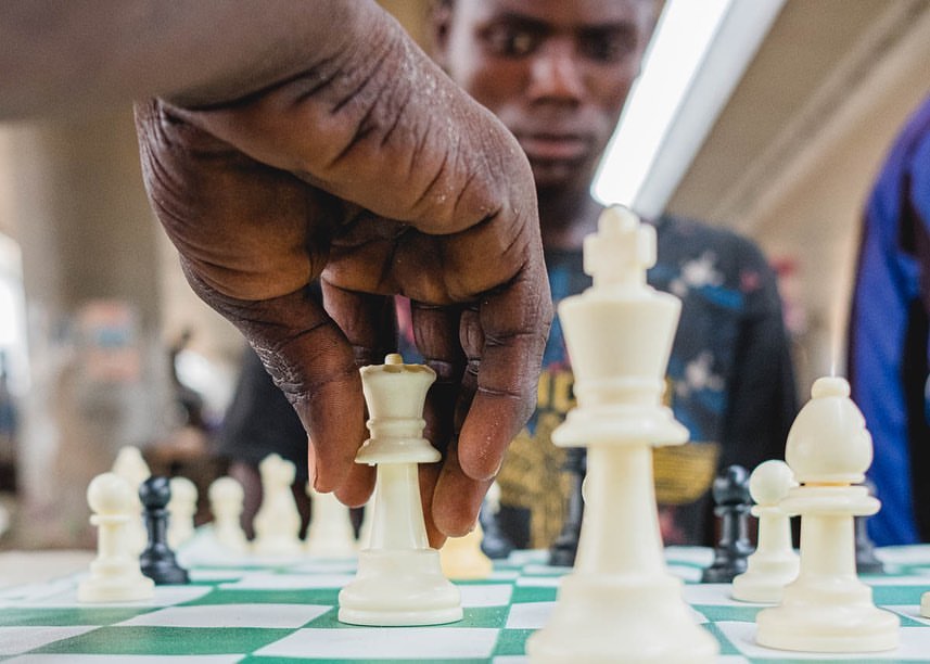 Tunde Onakoya on X: One of the kids in our Chess academy back in