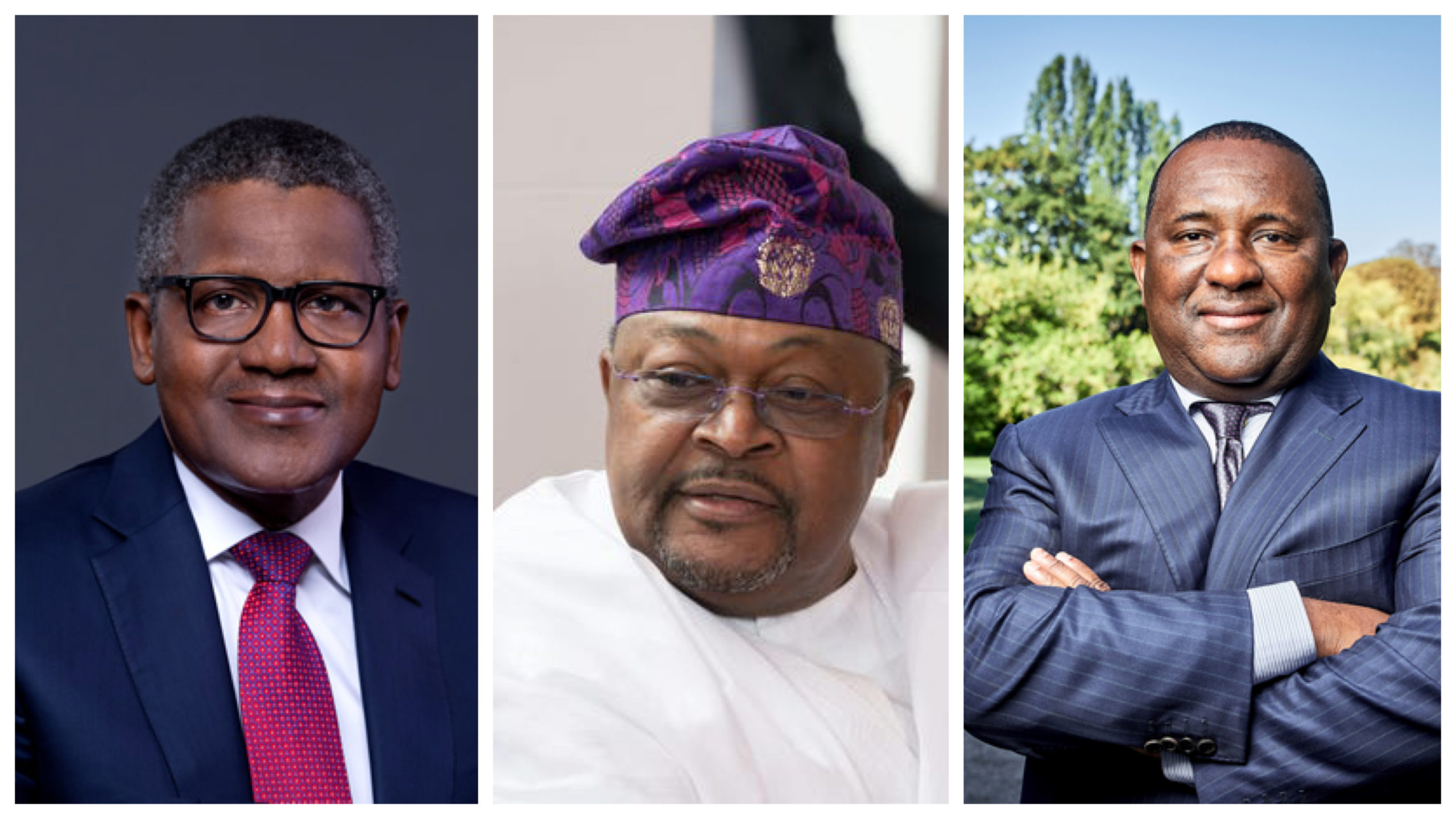 Dangote, Adenuga, Abdulsamad Rabiu Top Africans on Forbes Billionaires