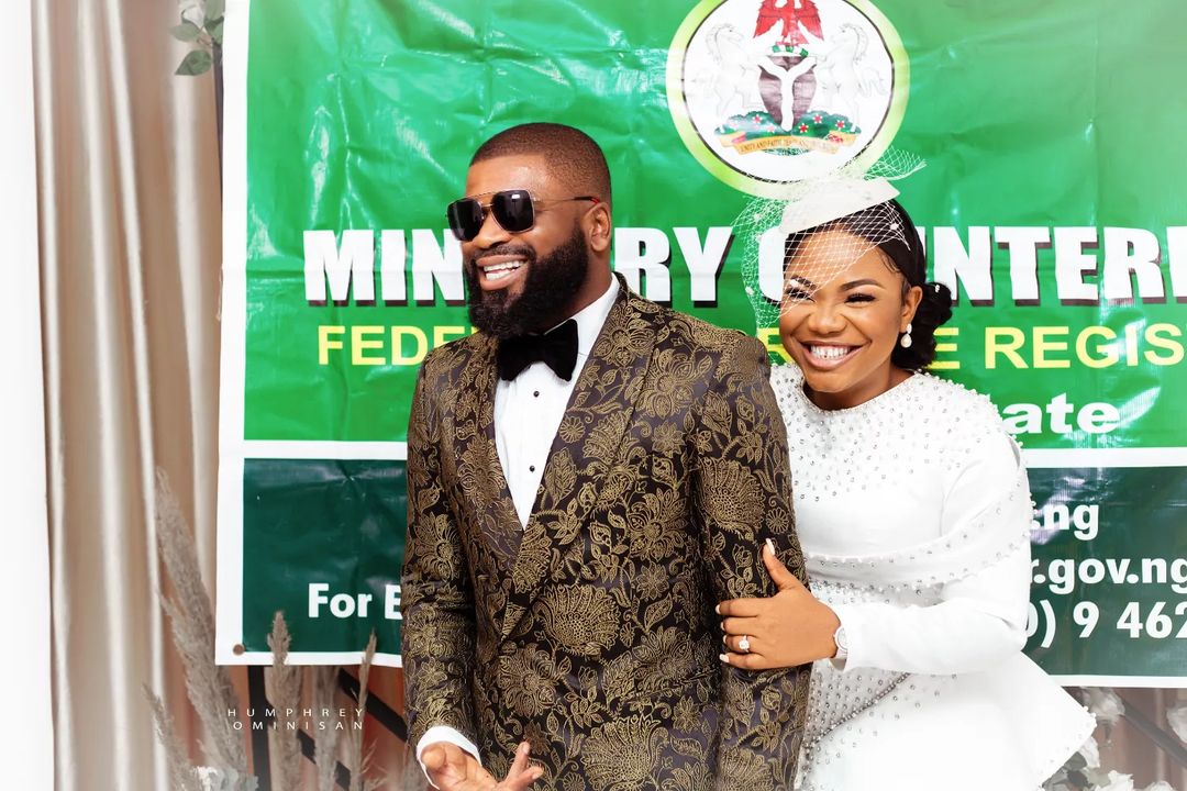 Mercy Chinwo and fiancé, Pastor Blessed tie the knot