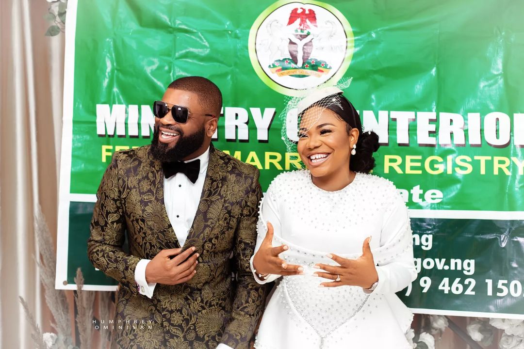 Mercy Chinwo and fiancé, Pastor Blessed tie the knot