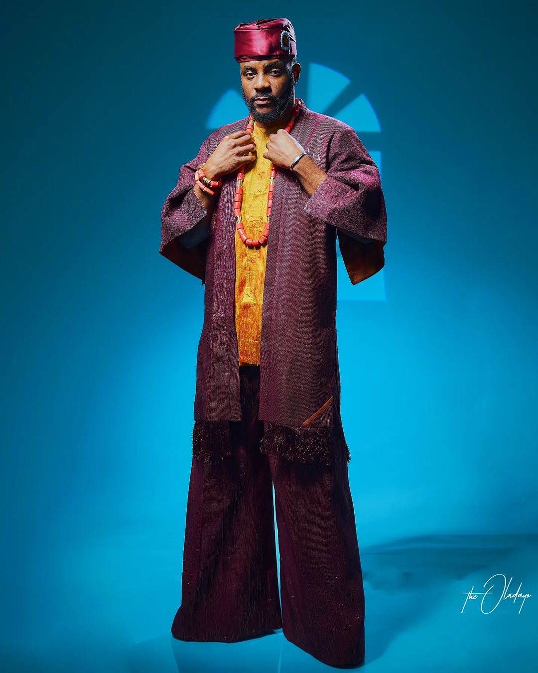 Aso Oke, but with a Modern Vibe! Here's Ebuka's Look for Tonight's Eviction Show | BellaNaija