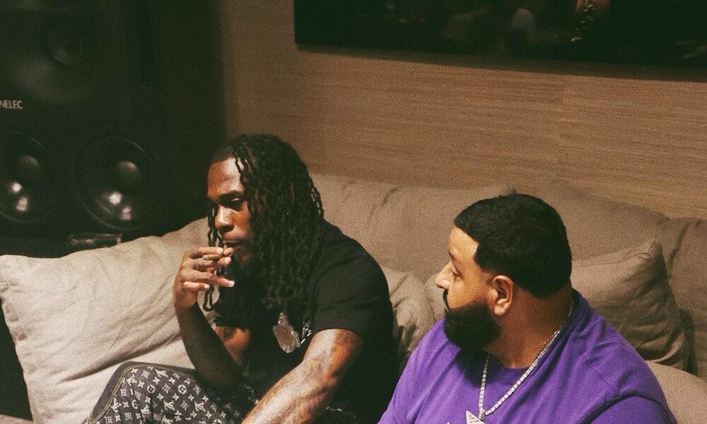 New Music Coming? DJ Khaled & Burna Boy Spotted Together in the Studio |  BellaNaija