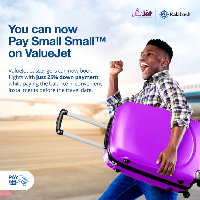 Flight Payments just got easier on ValueJet with Kalabash's