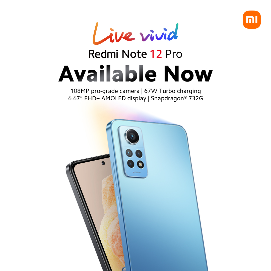 Xiaomi Unveils Redmi Note 12 Pro: Newest Addition to Redmi Note 12