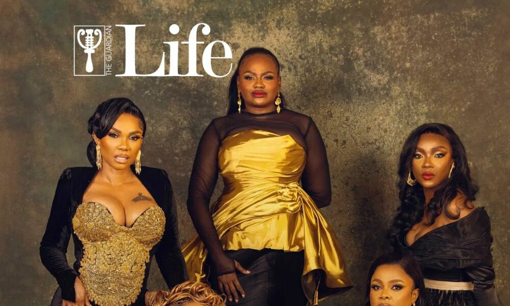 Here’s how Jade Osiberu & Some ‘Gangs Of Lagos’ Actors Glamorously Covered Guardian Life Magazine