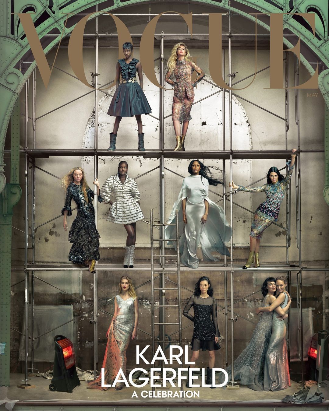 See How Karl Lagerfeld's Favourites: Anok Yai, Adut Akech Bior & Naomi Campbell Show Out In Vogue - Vimarsana News