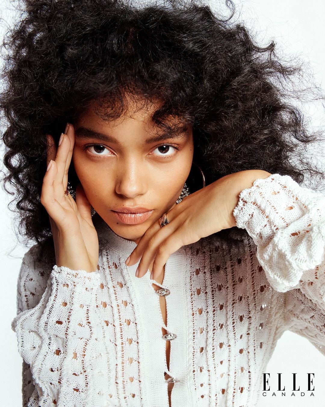 Whitney Peak Flaunts Her Natural Hair on ELLE Canada's Latest