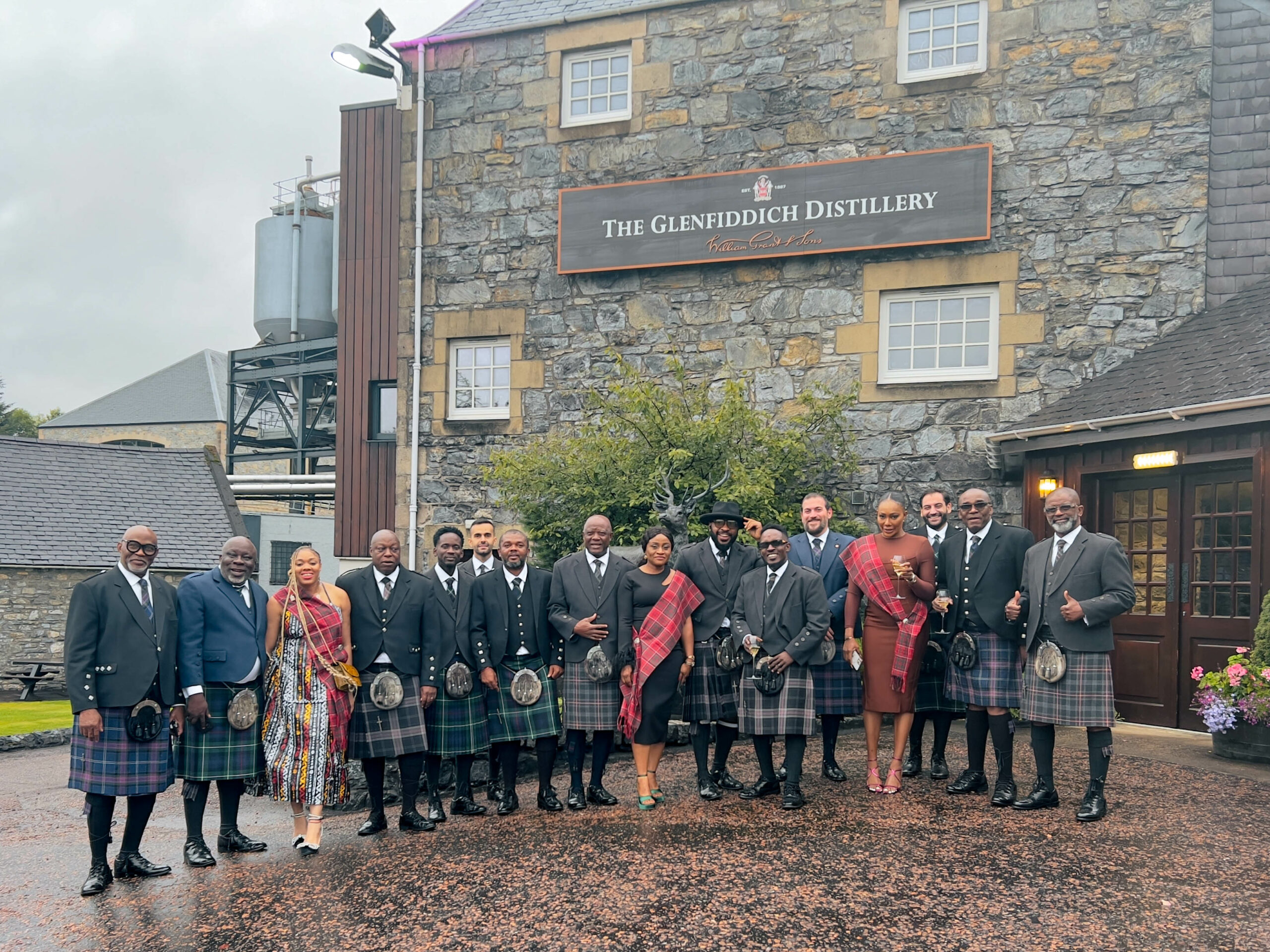 RMD, M.I, and Mr. Eazi go on a Cultural & Whisky Expedition in Scotland, Courtesy Glenfiddich - Vimarsana News