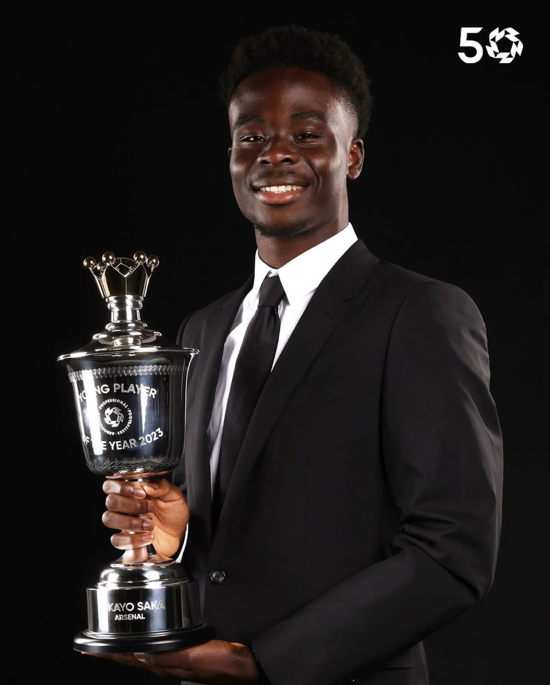 Bukayo Saka wins Young Player of the Year + See Davido's Performance at the  PFA Awards | BellaNaija