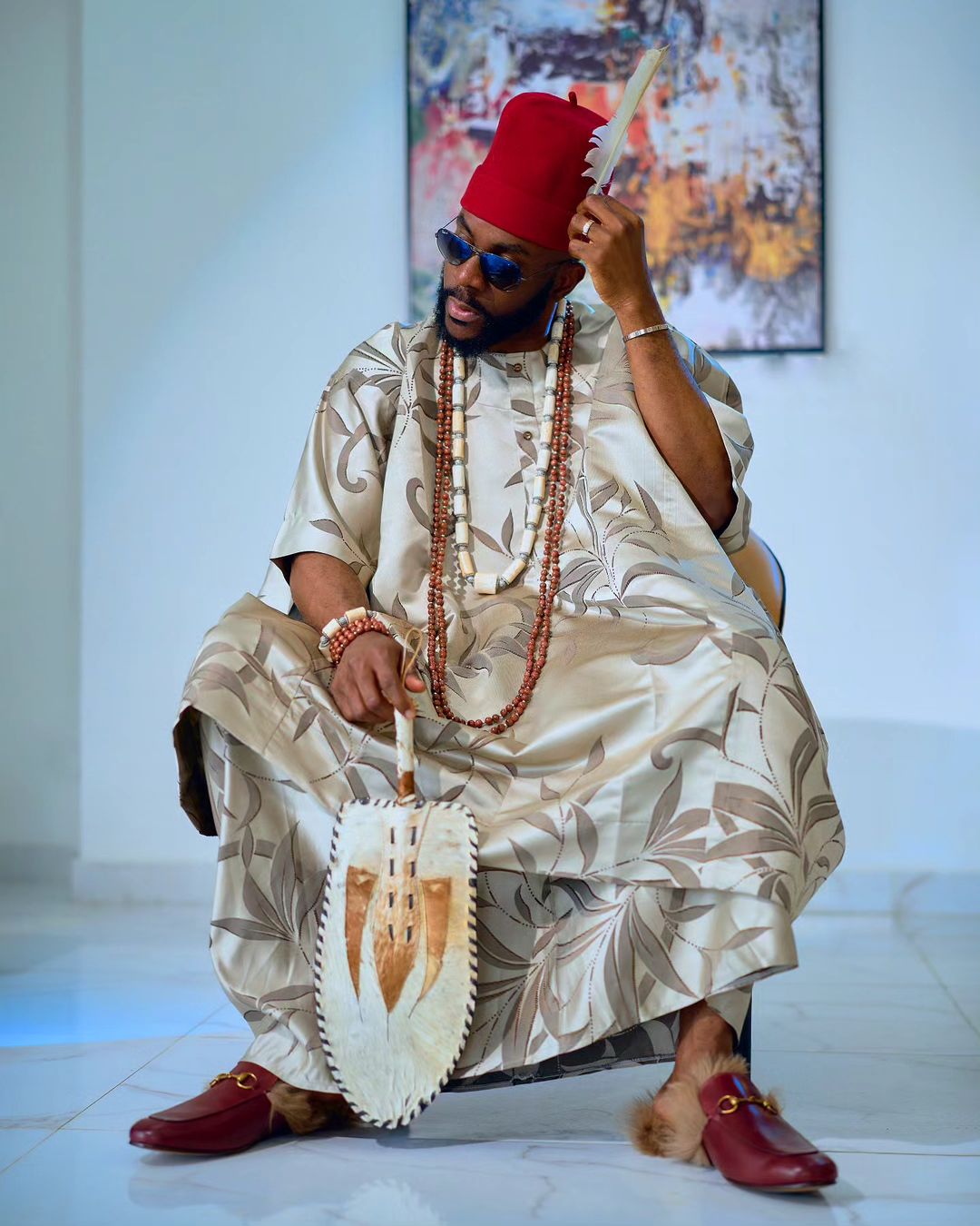 BBNaijaAllStars: Ebuka Obi-Uchendu Looked Dapper In Trad For The Sunday  Night Eviction Show | BellaNaija