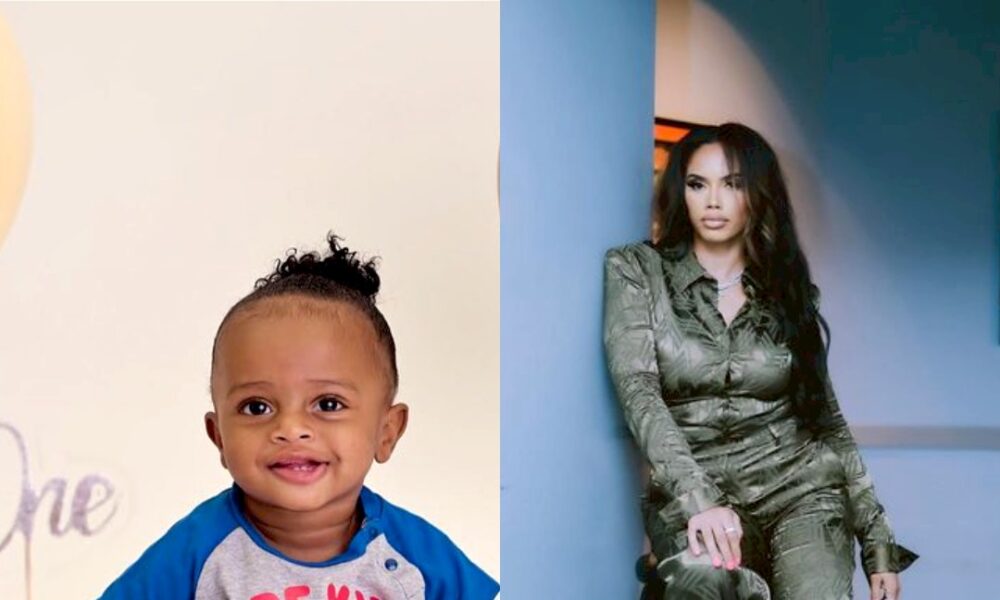 Jada celebrates Son AJ’s 1st Birthday with Cute Photos! | BellaNaija