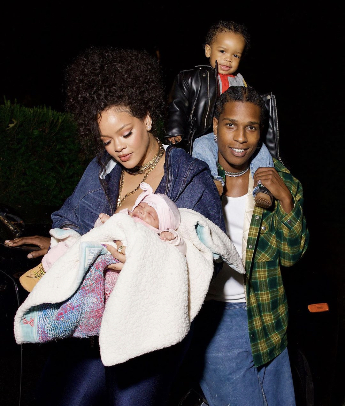 Rihanna and A$AP Rocky Introduce Their Son Riot Rose to the World | BellaNaija