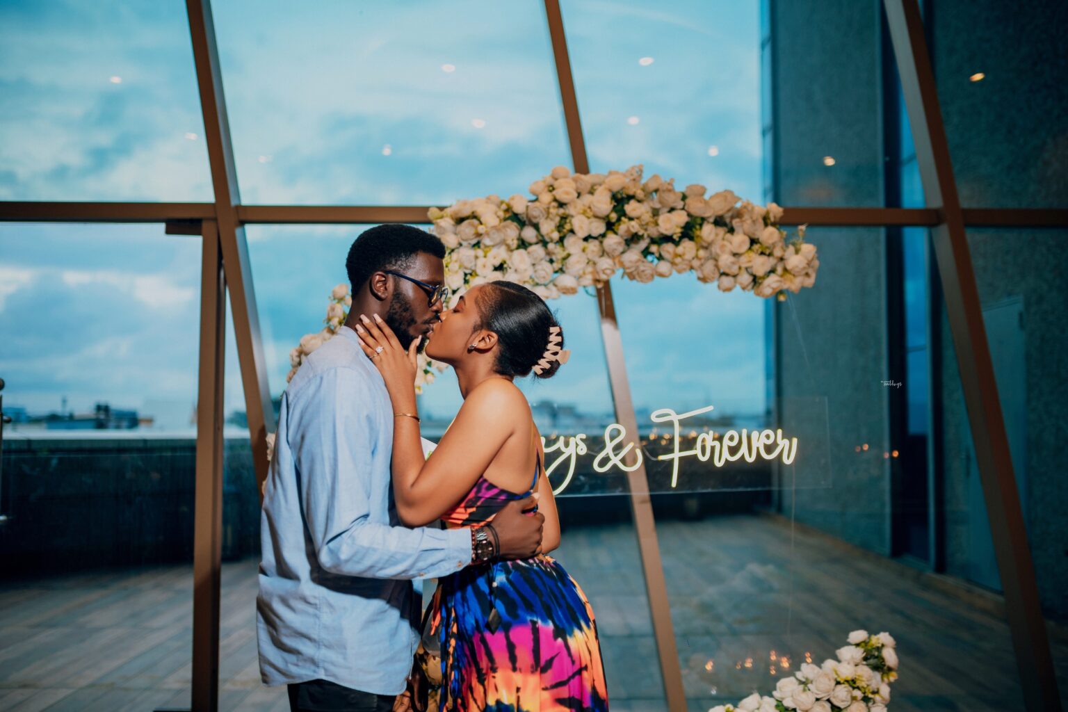 It Was Love at First Sight in NYSC Camp! Enjoy Esther & Peter’s Indoor Proposal