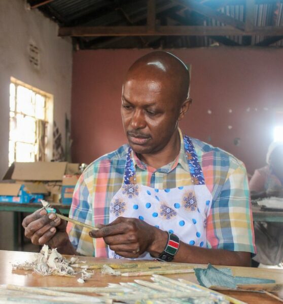 Kenyan Entrepreneur Transforms Trash into Treasure with Green Pencil