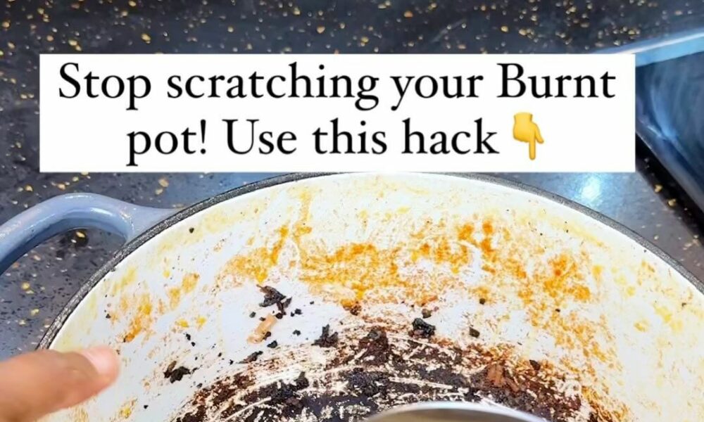 How To Easily Clean A Burnt Cooking Pot, Courtesy Of Tosin Samuel