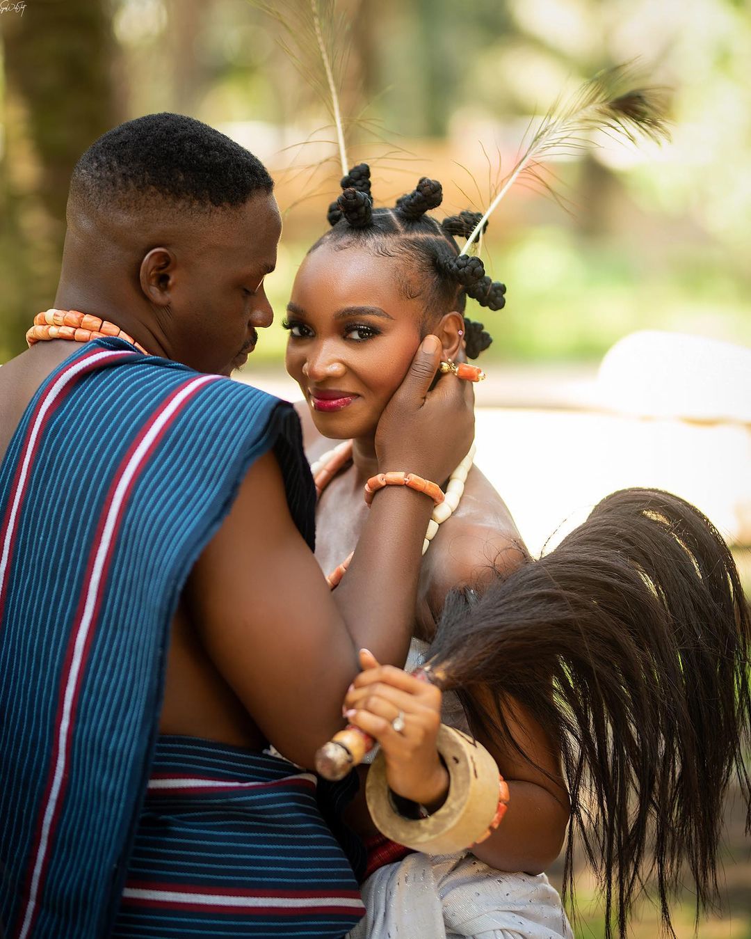 A Queen & Her King! See Photos From Wofai Fada and Taiwo Cole’s Traditional Wedding