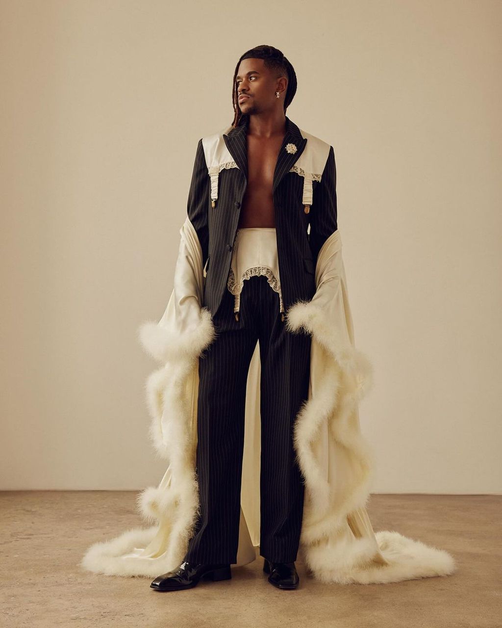 Jeremy Pope Steals the Show in Daring Tanner Fletcher at 2024 Met Gala by Ugo Mozie