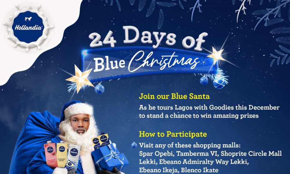 Get Ready to Celebrate This Festive Season With Hollandia Blue