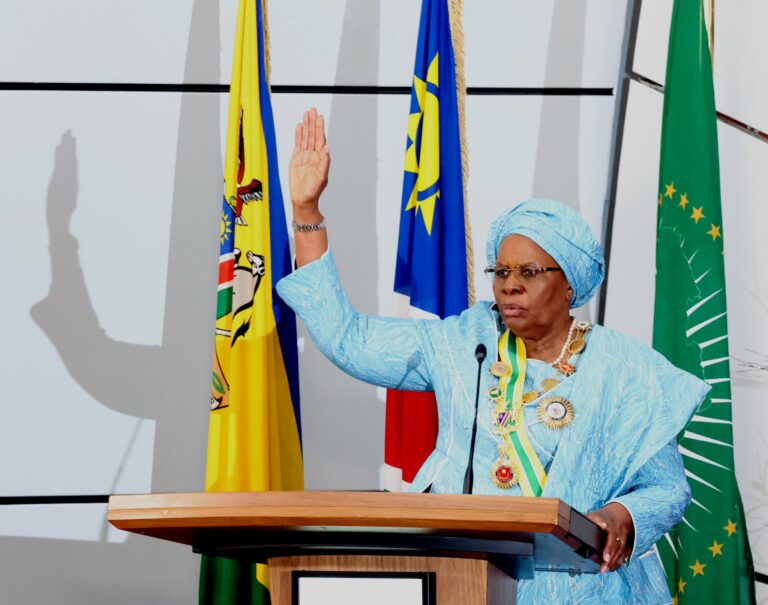 Netumbo Portrait Netumbo Nandi-Ndaitwah Sworn In as Namibia’s First Female President ...