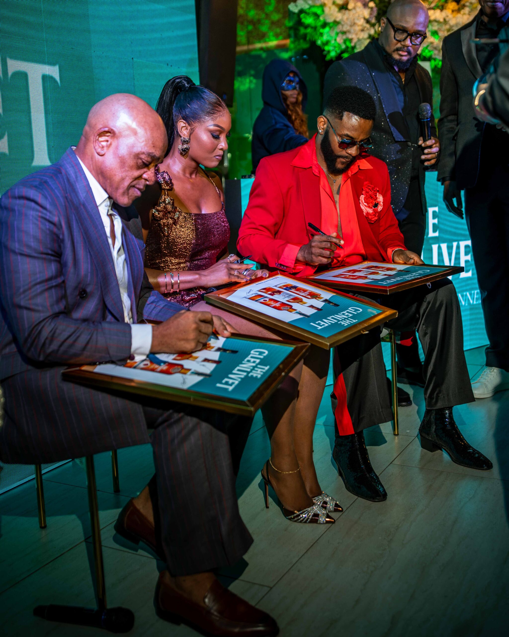 The Glenlivet Brand Ambassadors singing their contracts
