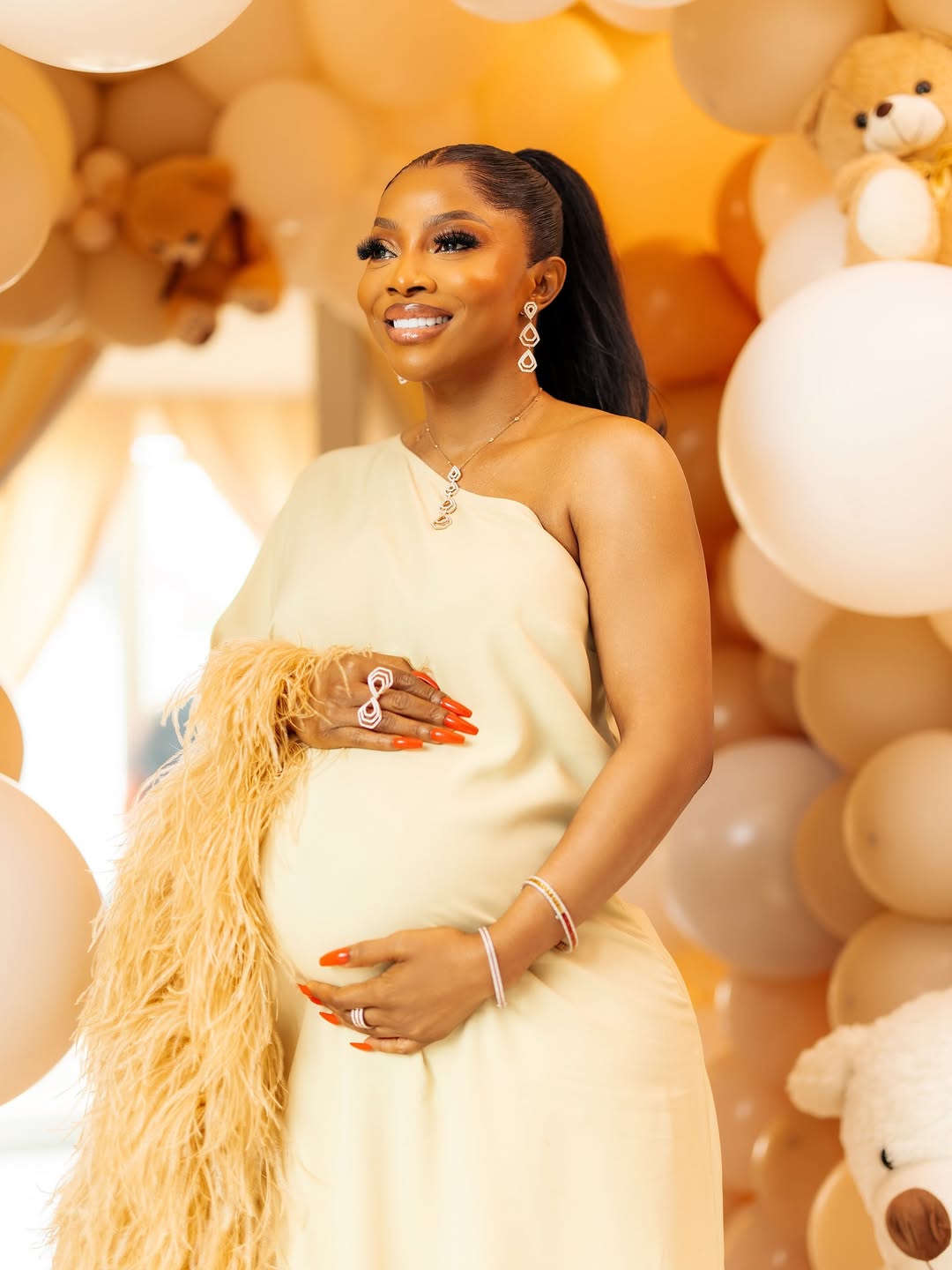Toke Makinwa Just Became a Mum! Meet Baby Yakira Eliana