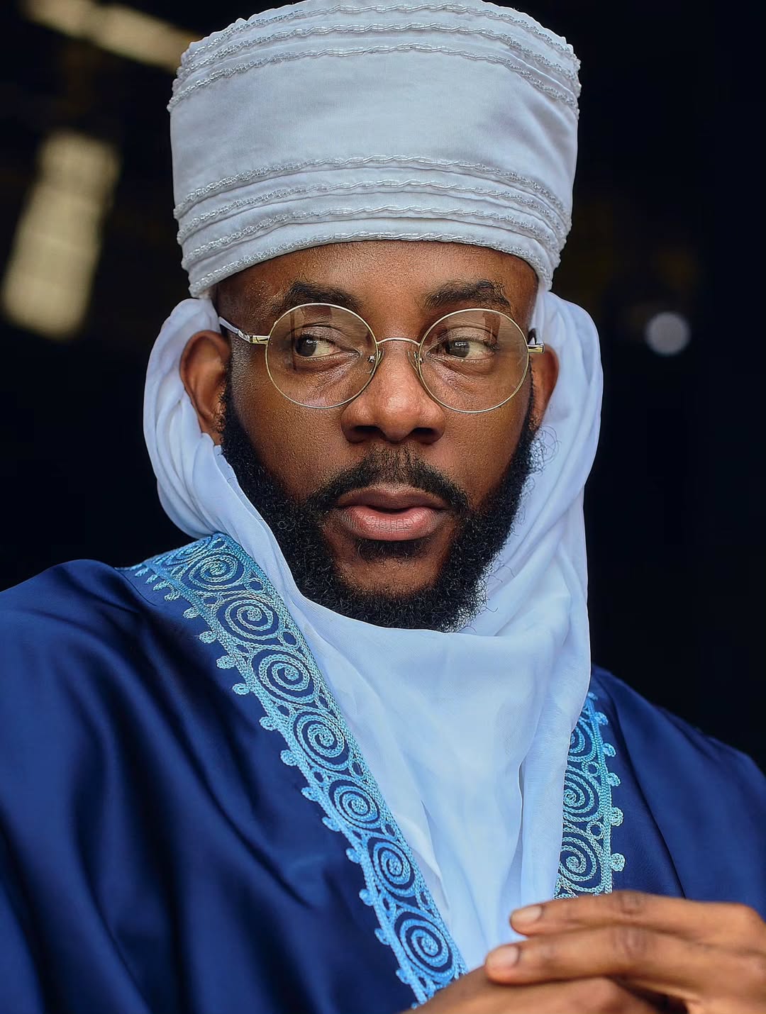 Tonight’s BBNaija 10 Eviction Show Belongs to Ebuka Obi Uchendu’s Regal Sultan-Inspired Outfit