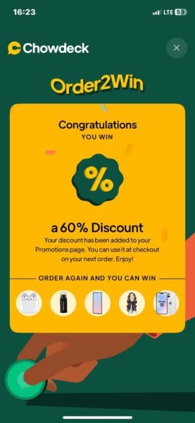 Turning Everyday Orders Into Extraordinary Wins With Chowdeck’s #Order2Win